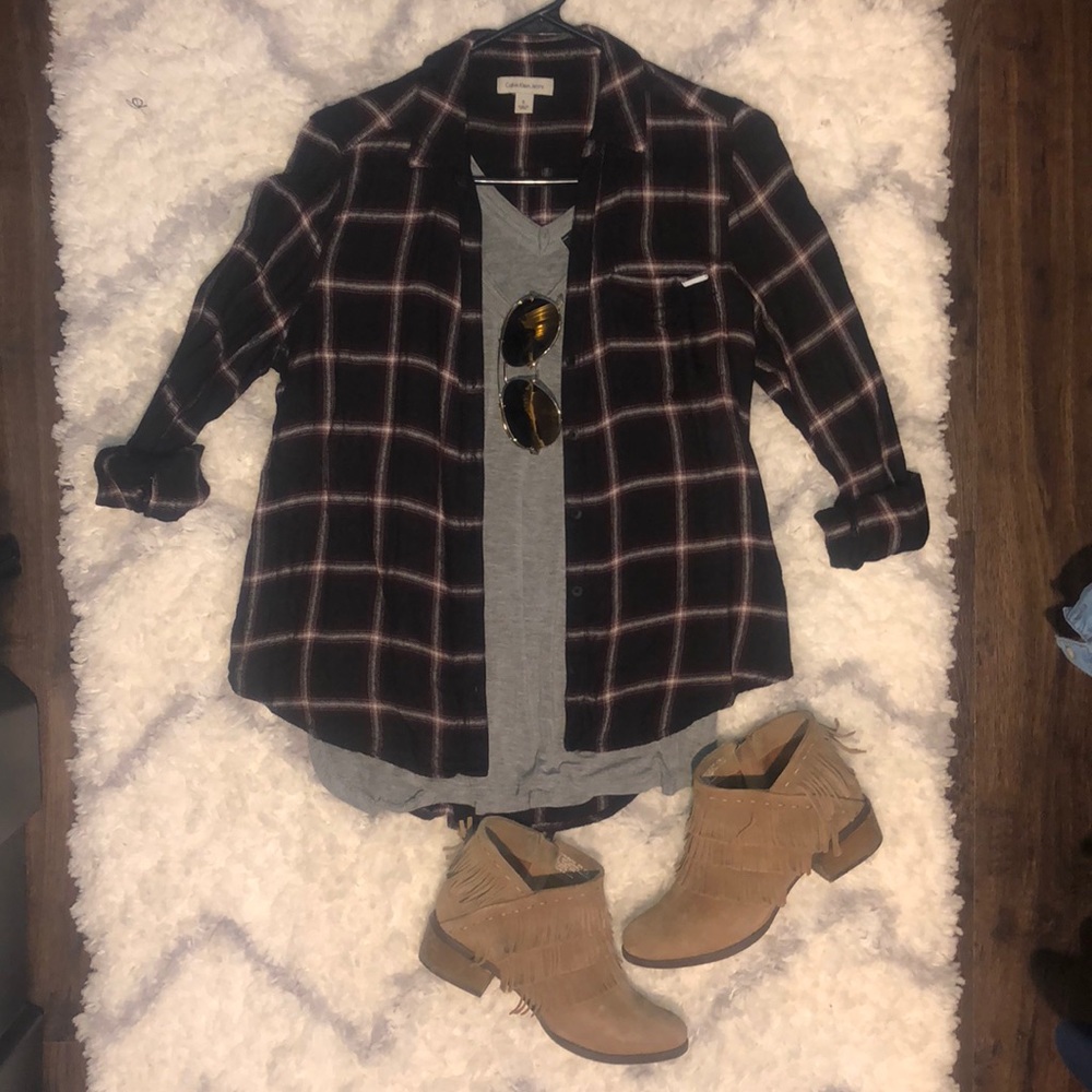 Plaid Button Down